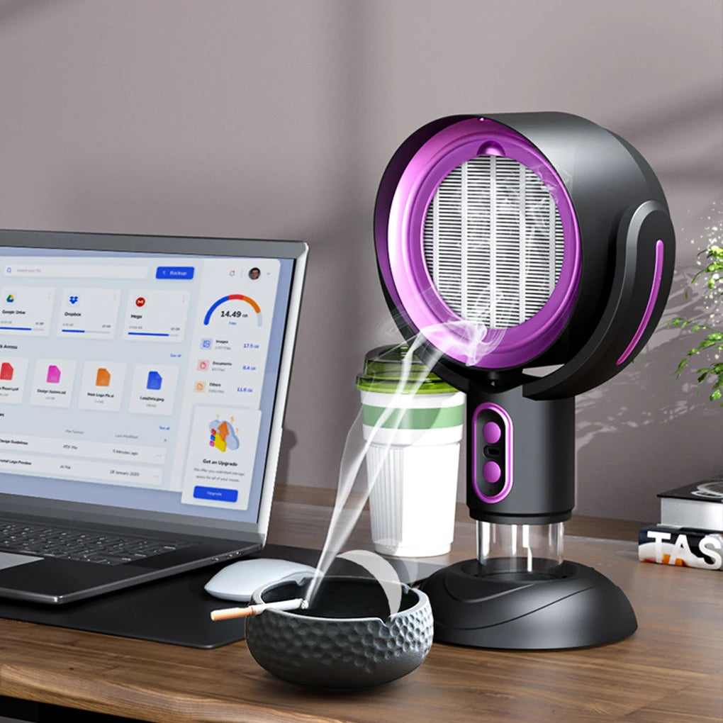WinningPurify Air™ – Mini Exaustor Portátil 300m³/h | Purificador e Ionizador de Ar USB.
Leve, potente e silencioso —purifica e renova o ar enquanto elimina fumaça, odores e gordura. Ideal para cozinhas compactas, escritórios, acampamento