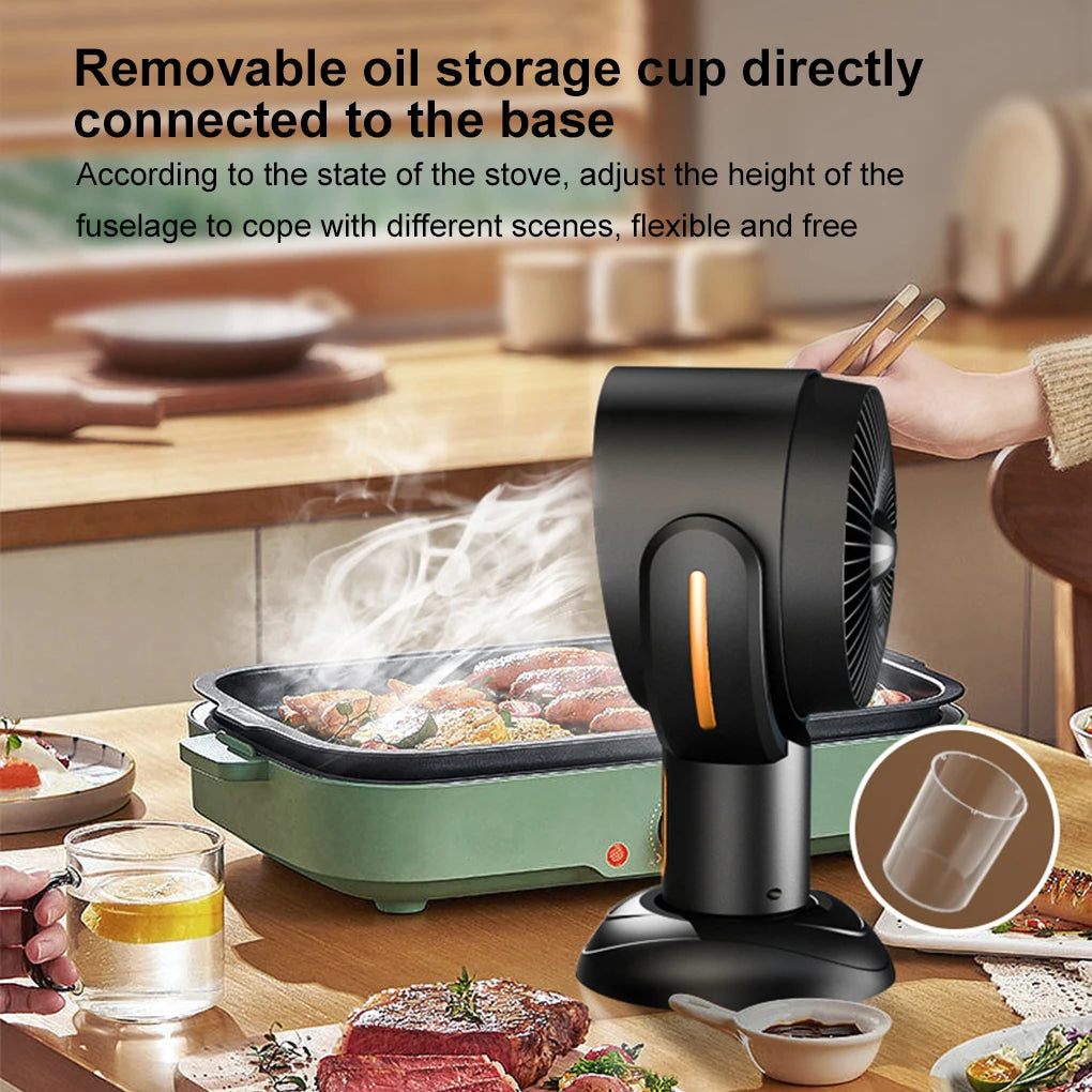 WinningPurify Air™ – Mini Exaustor Portátil 300m³/h | Purificador e Ionizador de Ar USB.
Leve, potente e silencioso —purifica e renova o ar enquanto elimina fumaça, odores e gordura. Ideal para cozinhas compactas, escritórios, acampamento