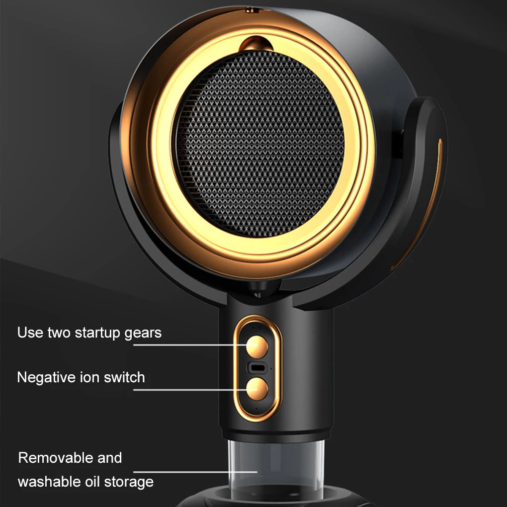 WinningPurify Air™ – Mini Exaustor Portátil 300m³/h | Purificador e Ionizador de Ar USB.
Leve, potente e silencioso —purifica e renova o ar enquanto elimina fumaça, odores e gordura. Ideal para cozinhas compactas, escritórios, acampamento