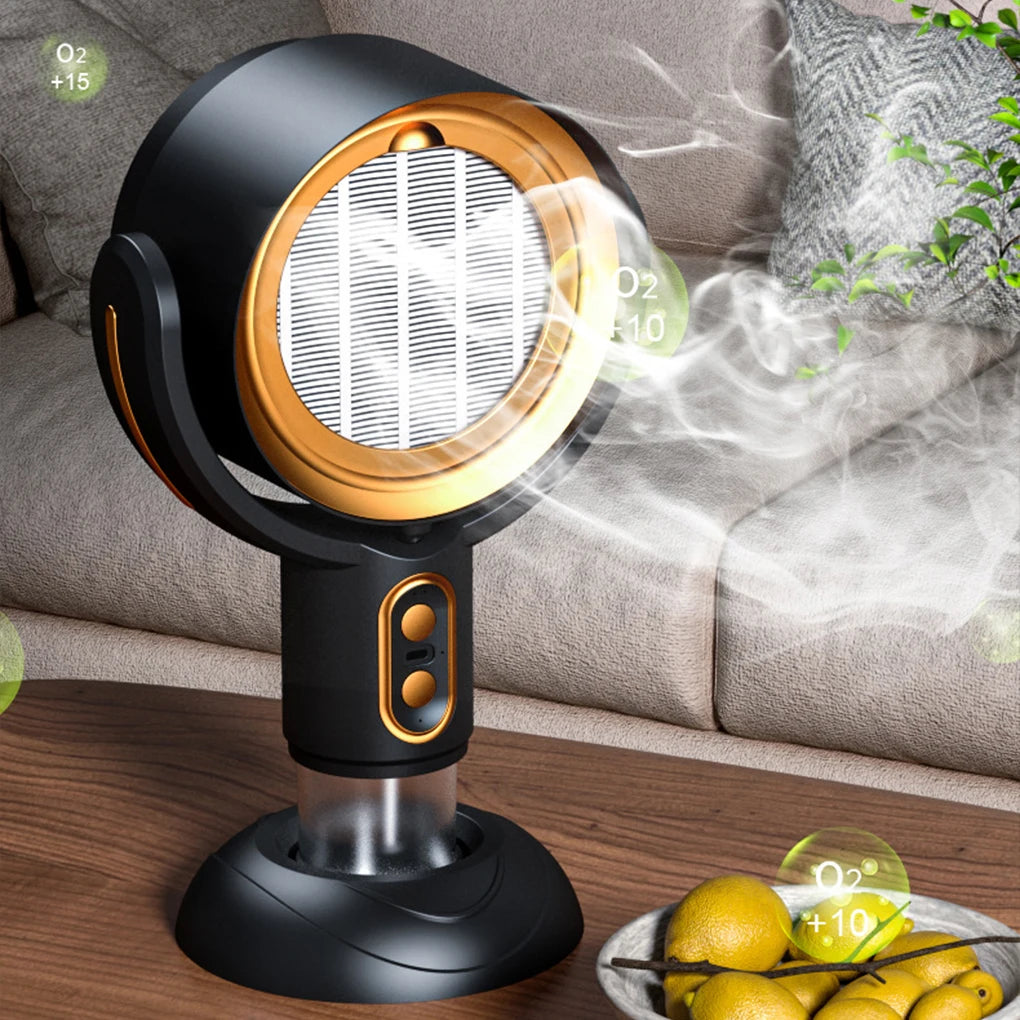 WinningPurify Air™ – Mini Exaustor Portátil 300m³/h | Purificador e Ionizador de Ar USB.
Leve, potente e silencioso —purifica e renova o ar enquanto elimina fumaça, odores e gordura. Ideal para cozinhas compactas, escritórios, acampamento